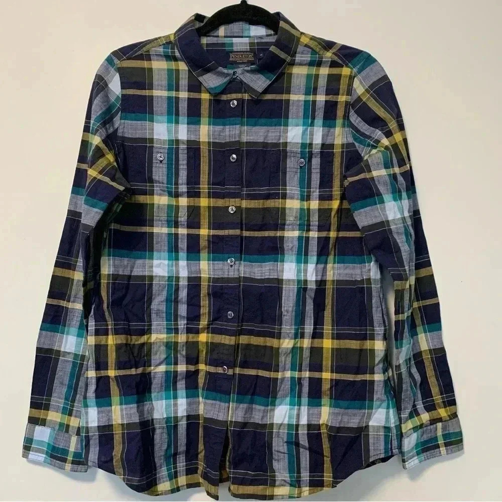 Pendleton plaid button down shirt